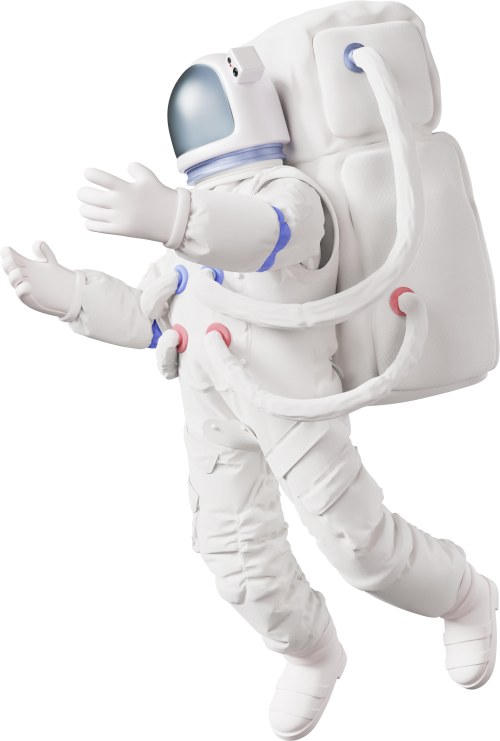 Nerdster Design - Astronaut searching for Marketing Services